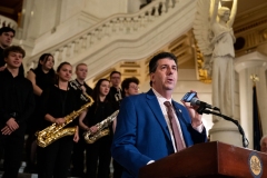 April 26, 2023 − Members of the Pennsylvania Legislative Arts and Culture Caucus gathered in the Capitol Rotunda to celebrate “Arts Advocacy Day” along with Citizens for the Arts in Pennsylvania, a nonprofit advocacy group.