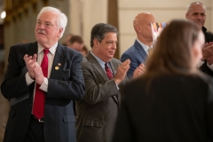 April 26, 2023 − Members of the Pennsylvania Legislative Arts and Culture Caucus gathered in the Capitol Rotunda to celebrate “Arts Advocacy Day” along with Citizens for the Arts in Pennsylvania, a nonprofit advocacy group.