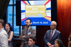 March 19, 2024 − Today, members of the Pennsylvania Legislative Arts and Culture Caucus gathered to celebrate “Arts Advocacy Day” along with Citizens for the Arts in Pennsylvania, a nonprofit advocacy group.