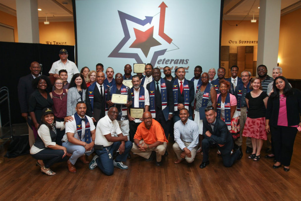 Penn VUB graduates gather for a group photo at the 2018 graduation ceremony.