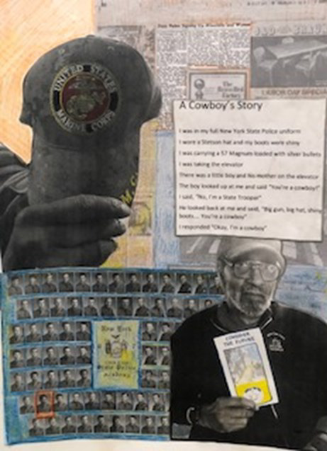 Shown above is an image of a piece of art created by a veteran at the Gino J. Merli Veterans’ Center in Scran-ton, PA.